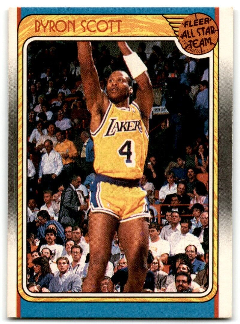 1988-89 Fleer Byron Scott Los Angeles Lakers #122