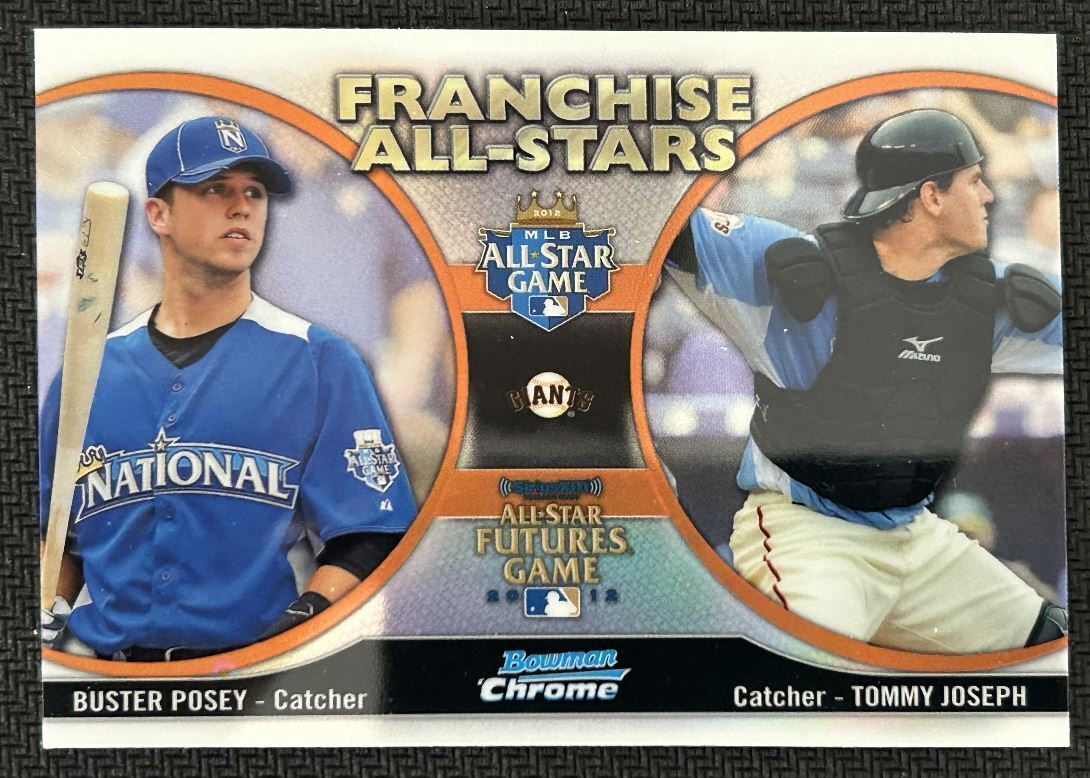 2012 Bowman Chrome Franchise All-Stars Tommy Joseph/Buster Posey San Francisco