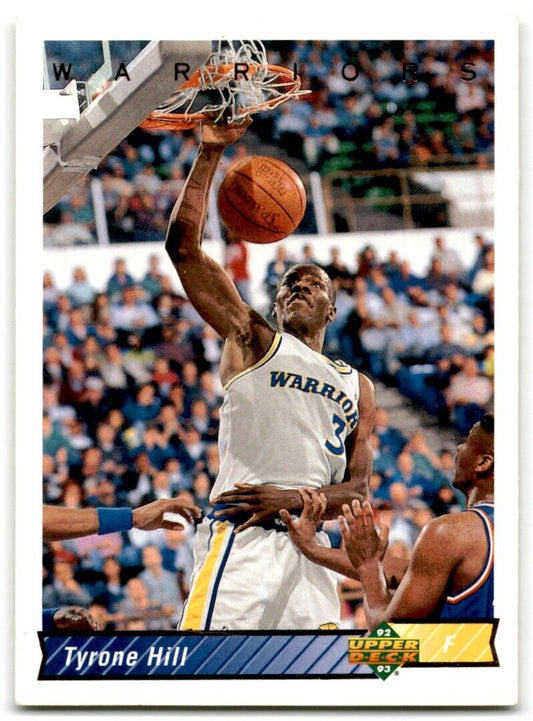 1992-93 Upper Deck Tyrone Hill Golden State Warriors #305