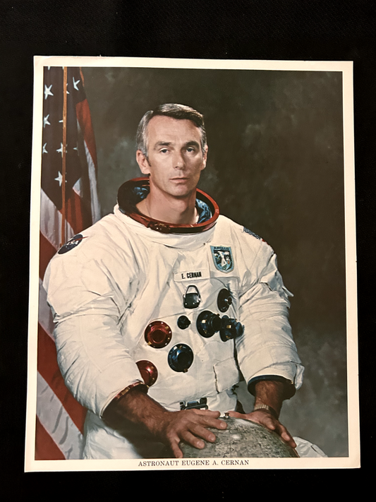 NASA Gemini - Apollo Astronaut Eugene Cernan Official 8X10 litho