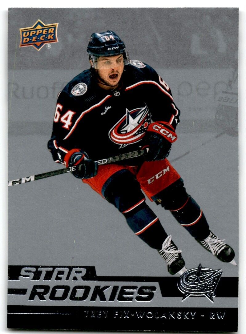 2022-23 Upper Deck Star Rookies Trey Fix-Wolansky Rookie Columbus Blue Jackets