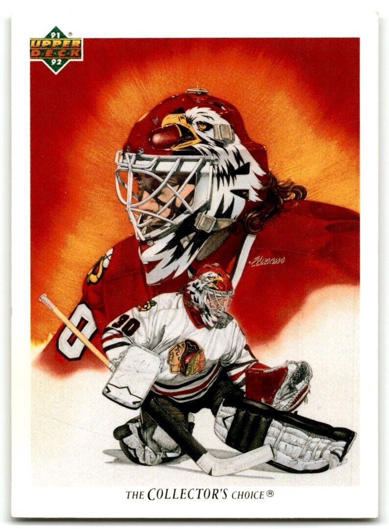 1991-92 Upper Deck Collector's Choice Ed Belfour Chicago Blackhawks #81