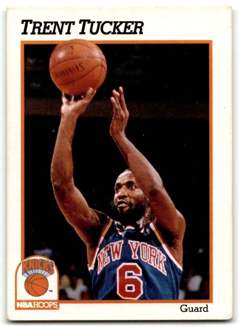 1991-92 Hoops Trent Tucker New York Knicks #143