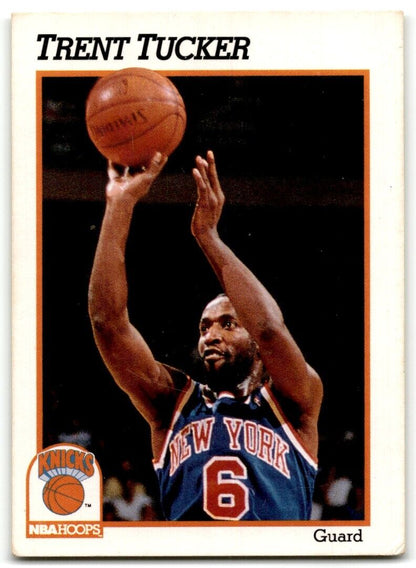 1991-92 Hoops Trent Tucker New York Knicks #143