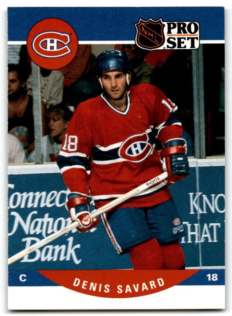 1990-91 Pro Set Denis Savard Montreal Canadiens #473