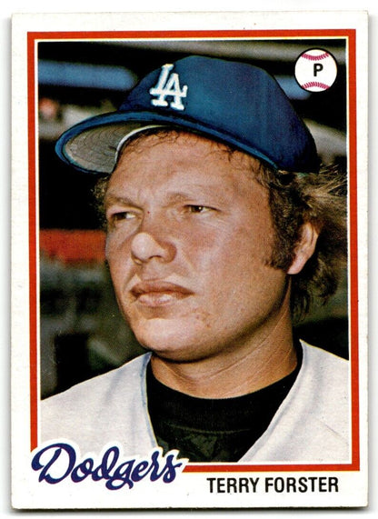 1978 Topps Terry Forster Los Angeles Dodgers #347