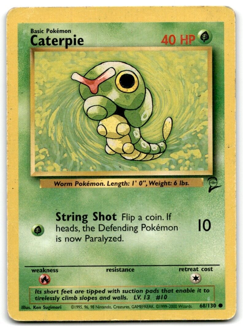 2000 Classic - Base Set 2 Caterpie Basic/Common #68