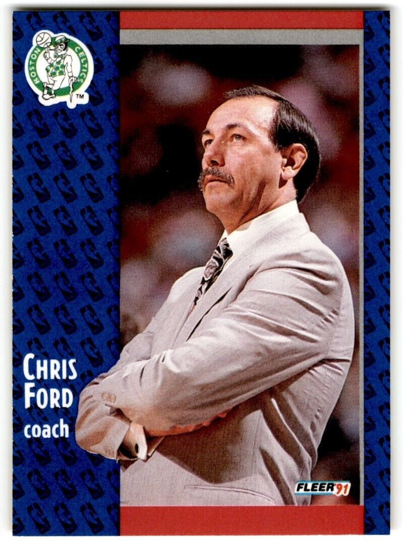 1991-92 Fleer Chris Ford Boston Celtics #10