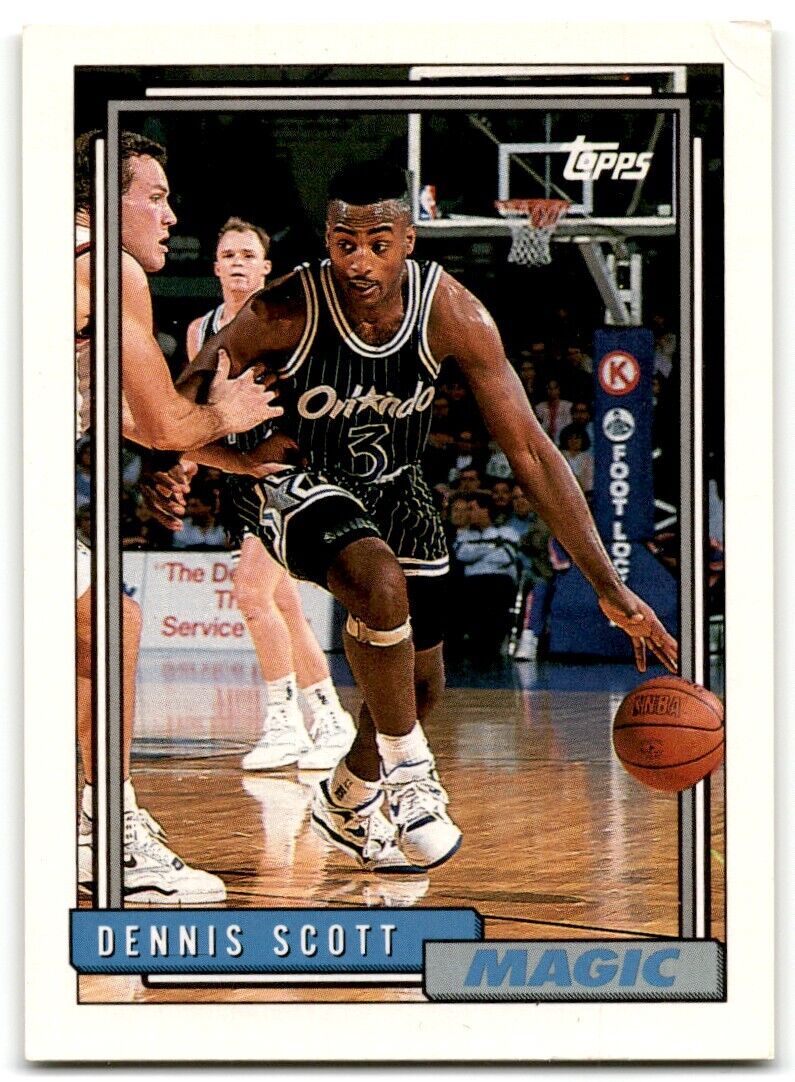 1992-93 Topps Dennis Scott Orlando Magic #192