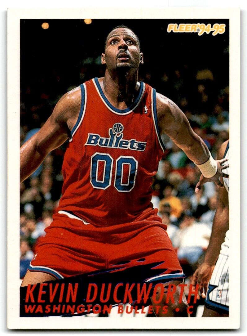 1994-95 Fleer Kevin Duckworth Washington Bullets #231