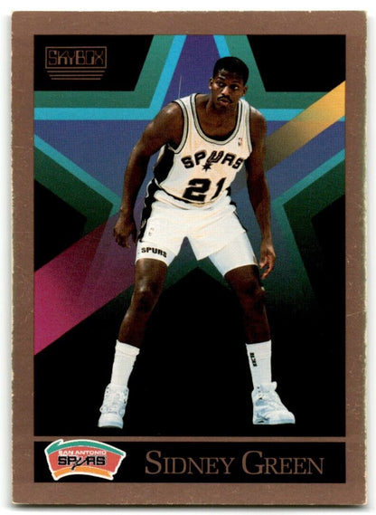 1990-91 SkyBox Sidney Green San Antonio Spurs #413