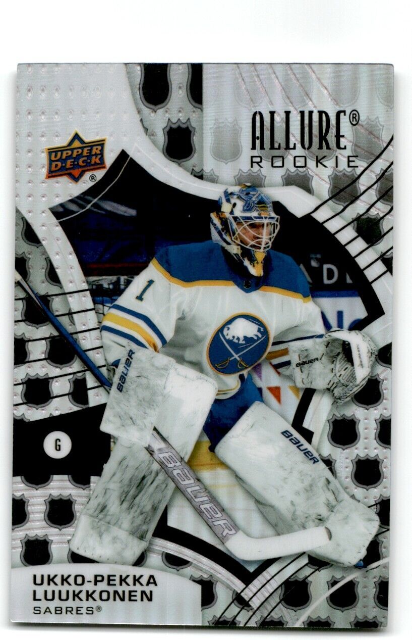 2021-22 Upper Deck Allure Ukko-Pekka Luukkonen Rookie Buffalo Sabres #122