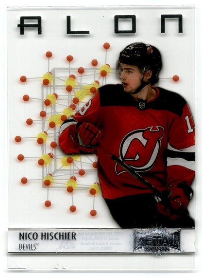 2020-21 Skybox Metal Universe ALON Nico Hischier New Jersey Devils #A-24