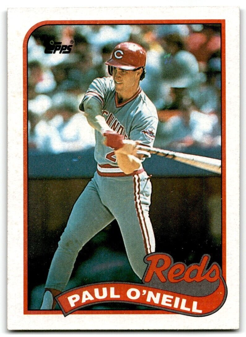 1989 Topps Paul O'Neill Cincinnati Reds #604