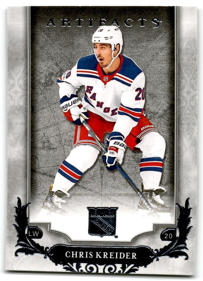 2018-19 Upper Deck Artifacts Chris Kreider New York Rangers #19