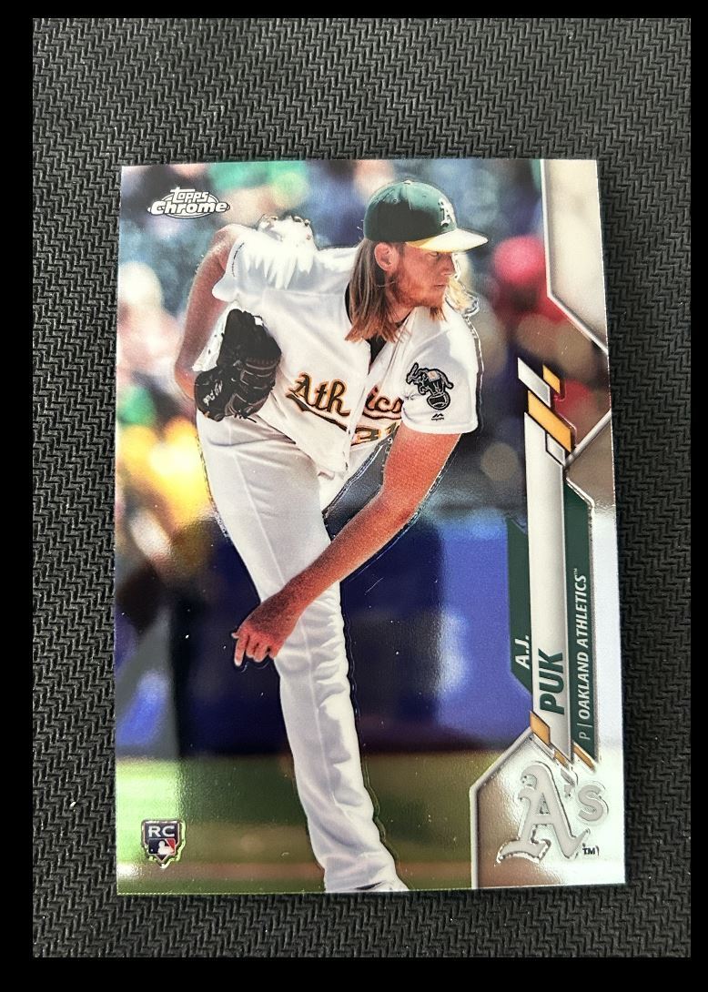 2020 Topps Chrome A.J. Puk Rookie Oakland Athletics #116