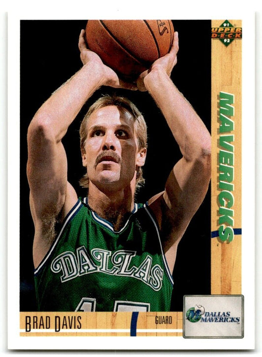 1990-91 Upper Deck Brad Davis Dallas Mavericks #229