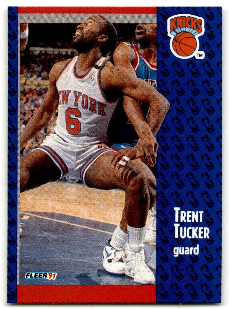 1991-92 Fleer Trent Tucker New York Knicks #140