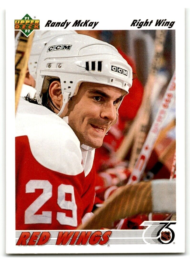 1991-92 Upper Deck Randy McKay Detroit Red Wings #313