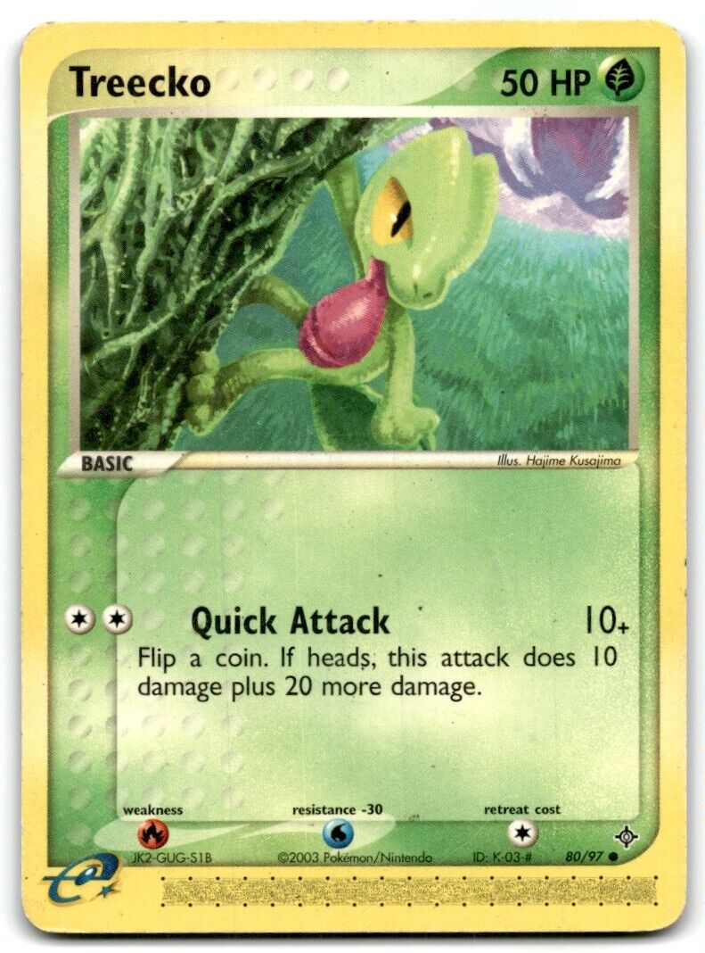 2003 EX - Dragon Treecko Basic/Common #80