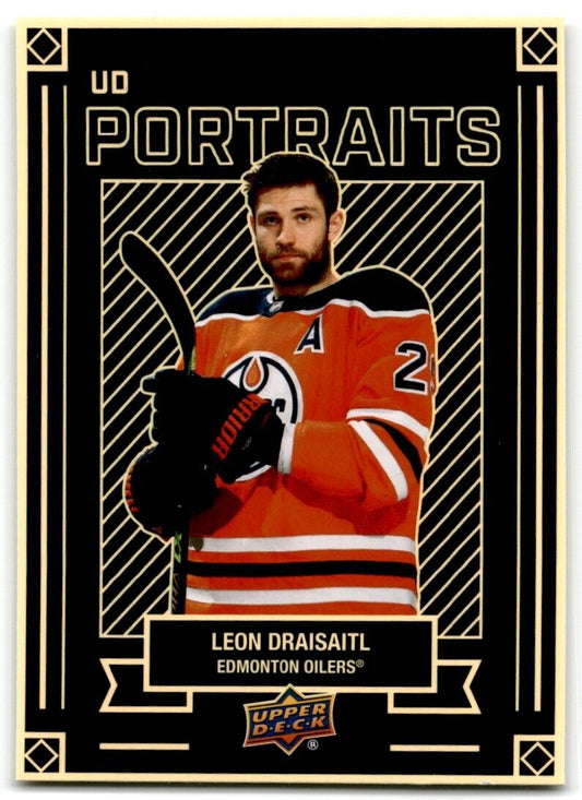 2022-23 Upper Deck UD Portraits Leon Draisaitl Edmonton Oilers #P-19