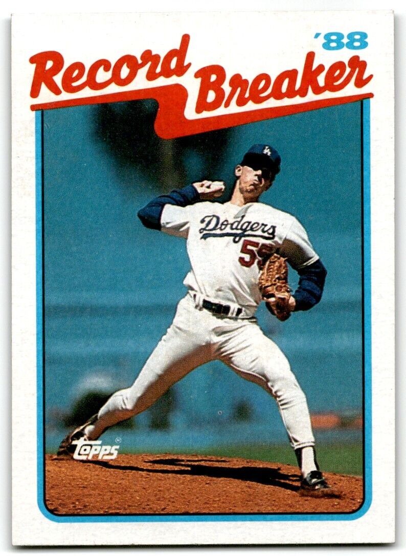 1989 Topps Orel Hershiser Los Angeles Dodgers #5