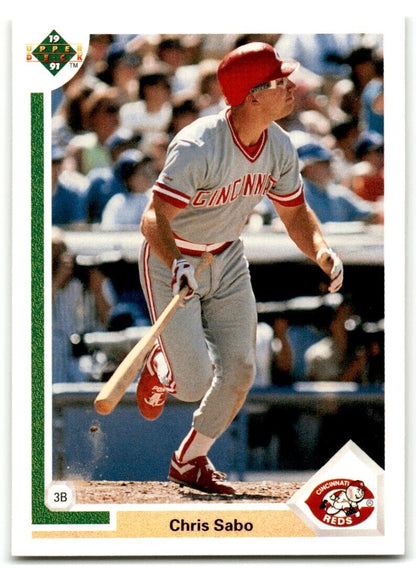 1991 Upper Deck Chris Sabo Cincinnati Reds #135