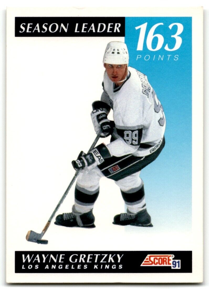 1991-92 Score Canadian Wayne Gretzky Los Angeles Kings #296