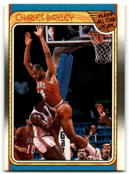 1988-89 Fleer Charles Barkley Philadelphia 76ers #129