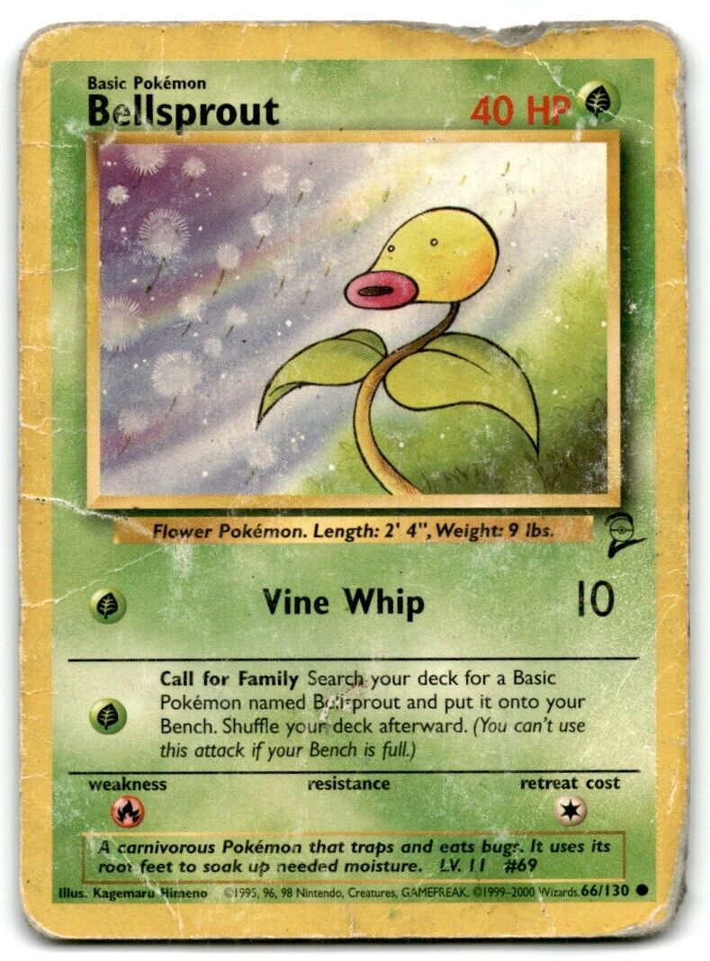 2000 Classic - Base Set 2 Bellsprout Basic/Common #66