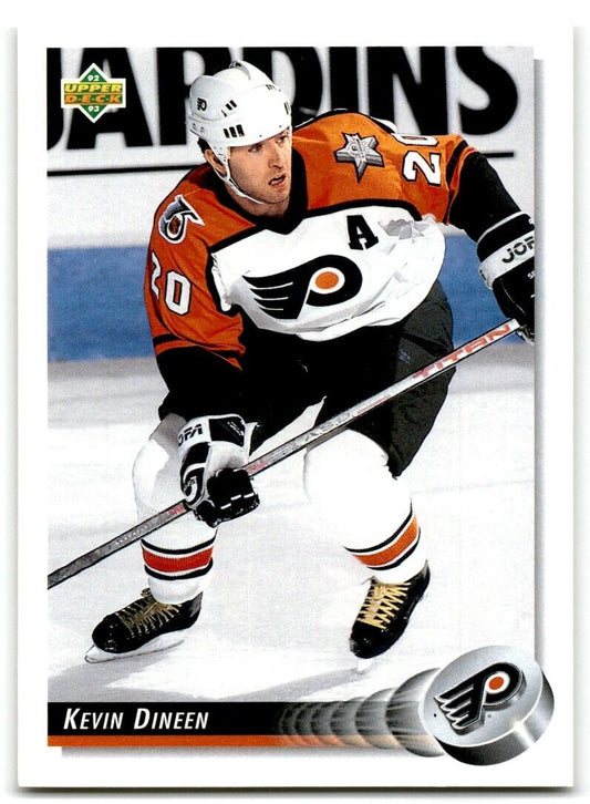 1992-93 Upper Deck Kevin Dineen Philadelphia Flyers #256