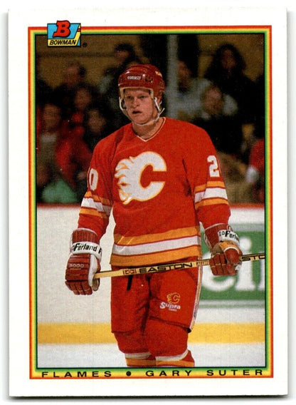 1990-91 Bowman Gary Suter Calgary Flames #101