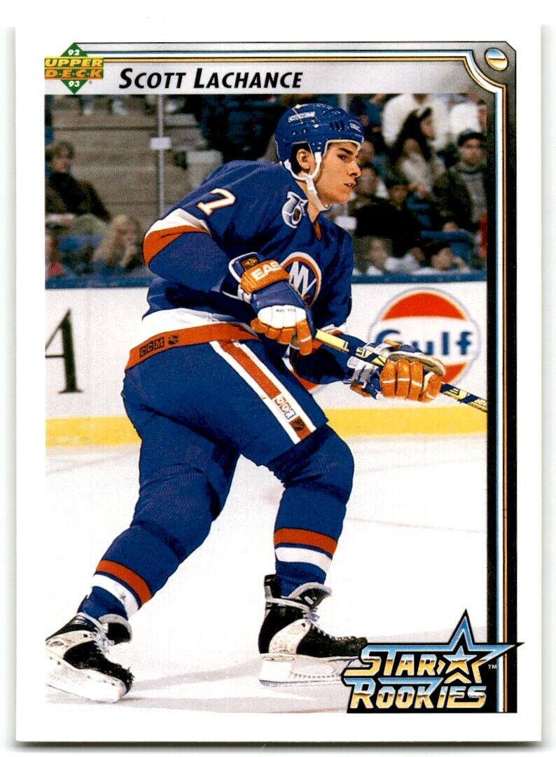 1992-93 Upper Deck Star Rookies Scott Lachance New York Islanders #409