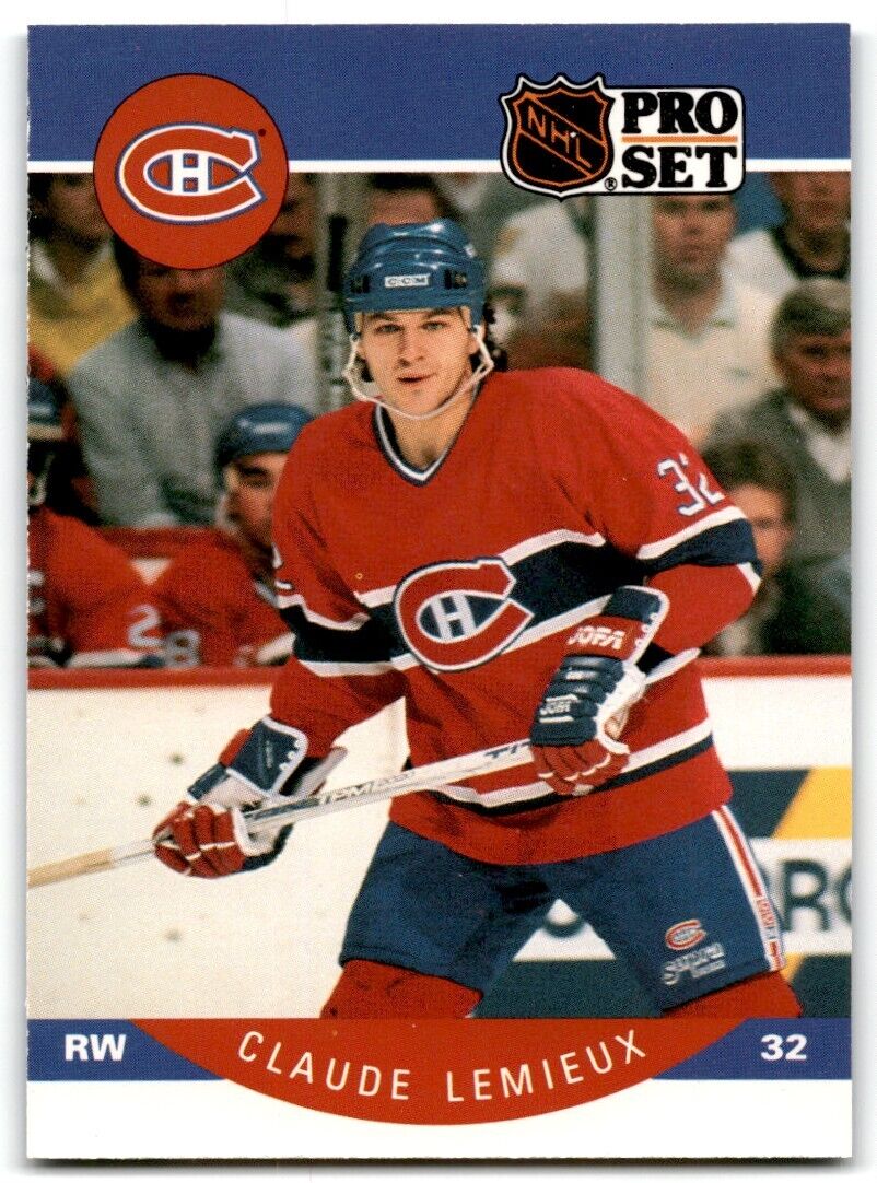 1990-91 Pro Set Claude Lemieux Montreal Canadiens #153