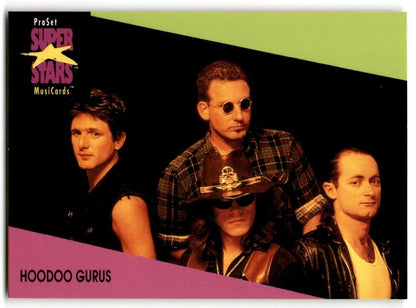 1991-92 ProSet Super Stars MusiCard Hoodoo Gurus #50