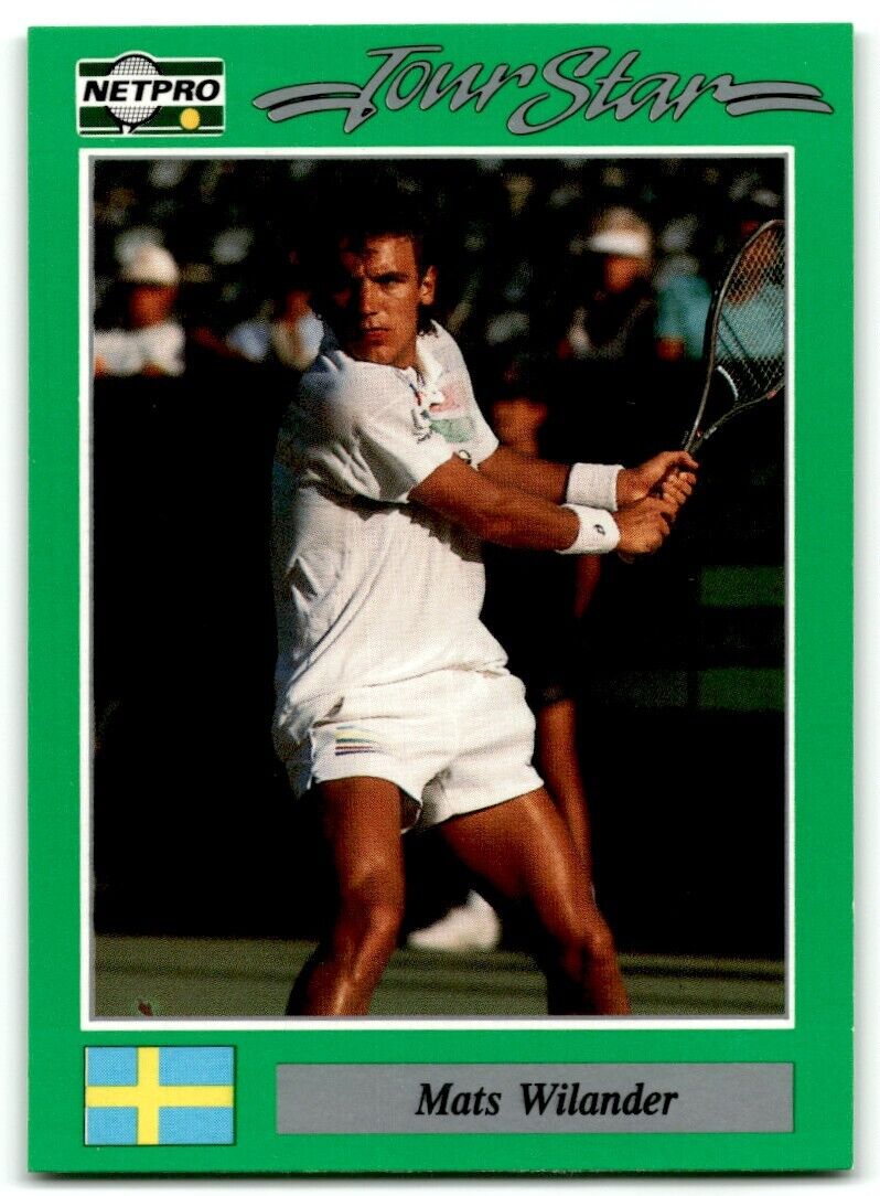 1991 Protennis player Cards Netpro Tour Star Mats Wilander #92