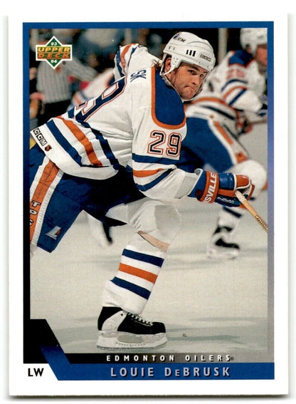 1993-94 Upper Deck Louie DeBrusk Edmonton Oilers #79