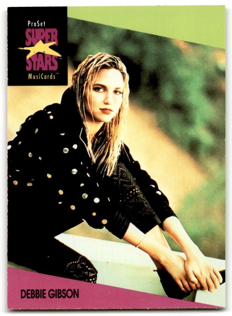 1991-92 ProSet Super Stars MusiCard Debbie Gibson #43