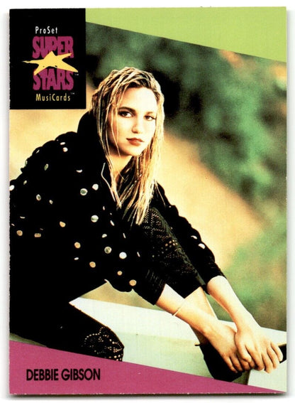 1991-92 ProSet Super Stars MusiCard Debbie Gibson #43