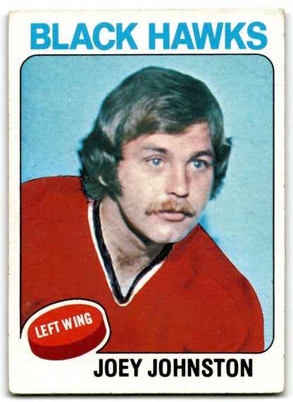 1975-76 Topps Joey Johnston Chicago Blackhawks #193