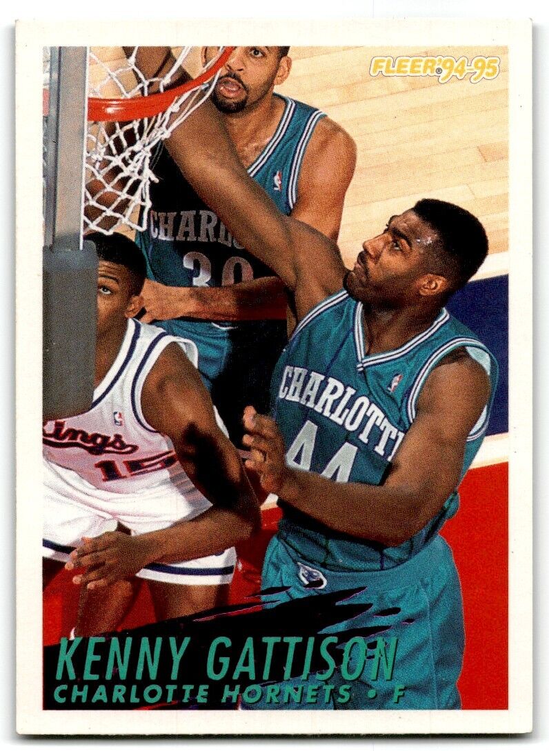 1994-95 Fleer Kenny Gattison Charlotte Hornets #23