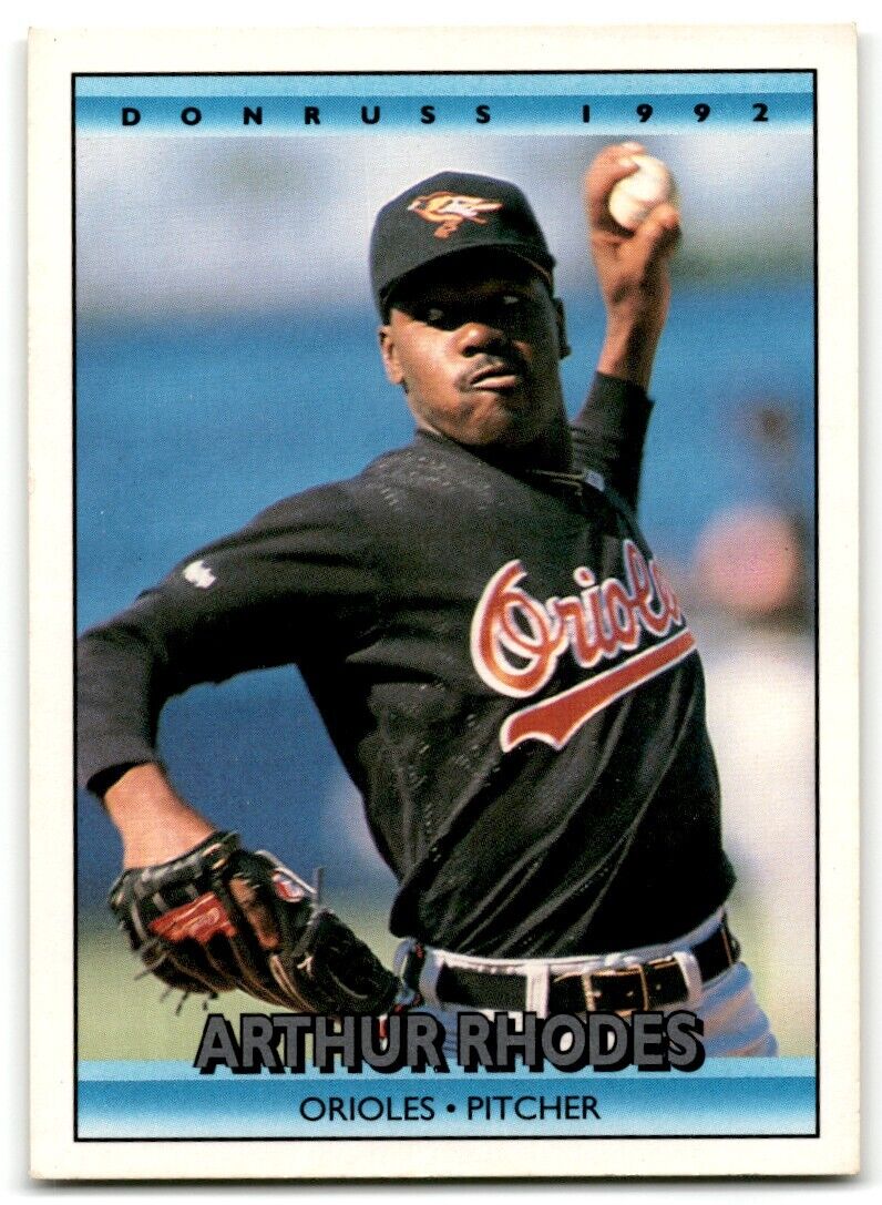 1992 Donruss Arthur Rhodes Baltimore Orioles #727