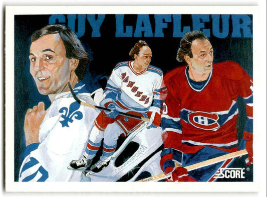 1991-92 Score Canadian Guy Lafleur Tribute (A Hall of Famer) Montreal Canadiens