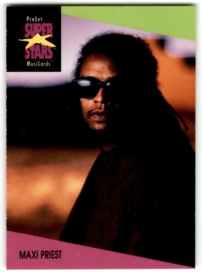 1991-92 ProSet Super Stars MusiCard Maxi Priest #86