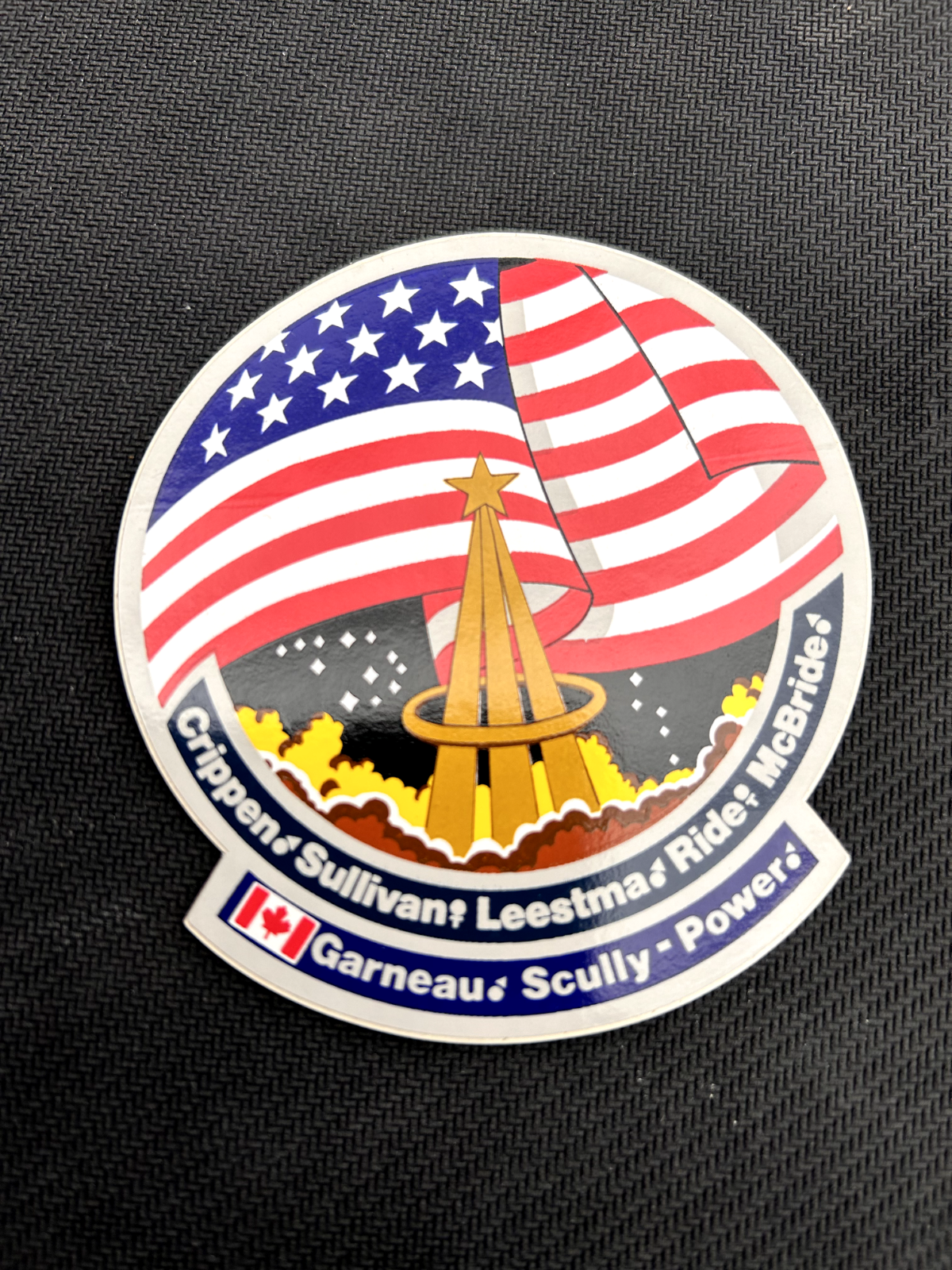 NASA 4 inches Space Shuttle STS-41- G mission decal vinyl - sticker