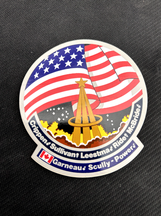 NASA 4 inches Space Shuttle STS-41- G mission decal vinyl - sticker