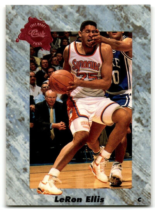 1991-92 Classic LeRon Ellis Rookie Syracuse Orangemen #162