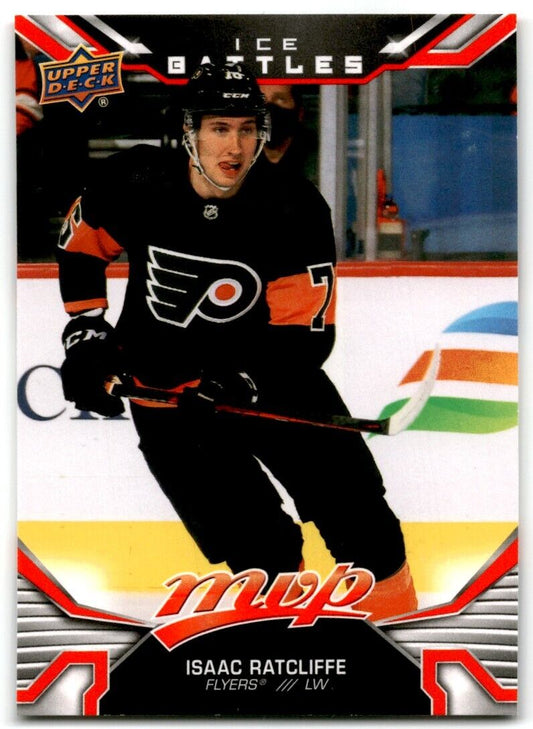 2022-23 Upper Deck MVP Ice Battles Isaac Ratcliffe Rookie Philadelphia Flyers