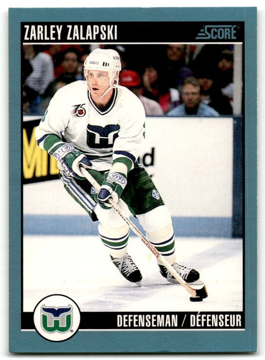 1992-93 Score Zarley Zalapski Hartford Whalers #238