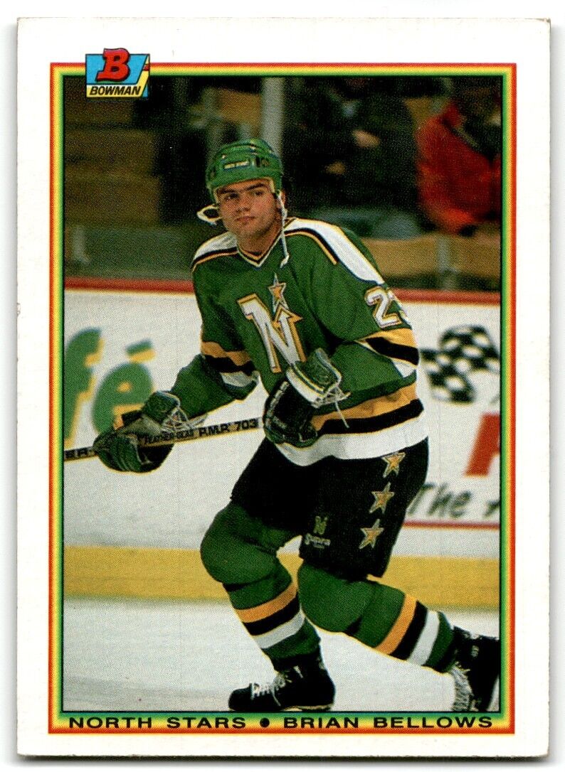 1990-91 Bowman Brian Bellows Minnesota North Stars #182